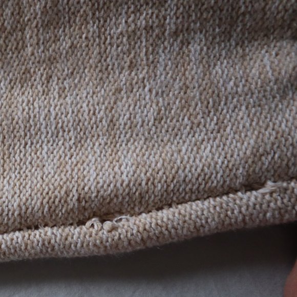 PATTYBOUTIK Pullover Knit Sweater Cream Size Small - Picture 3 of 7